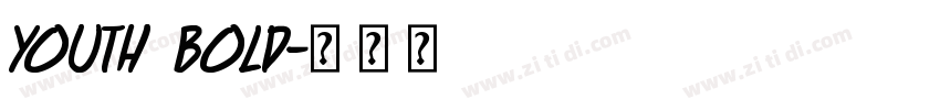 Youth Bold字体转换